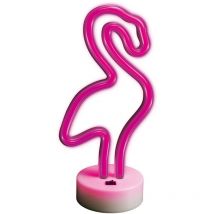 Forever - Lampe led de néon, pile / usb Lampe led pour thehome, veilleuse, veilleuse, flamant rose