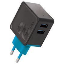 Netzladegerät Stecker 2x usb Anschluss Netzteil Adapter usb Port 3,4A - Forever