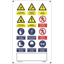 Affiche De Travail Multiple Vertical Pvc 0.4mm 500x900mm Normaluz