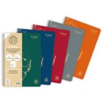 Forever Recycled NBook A4 WBnd Astd PK5