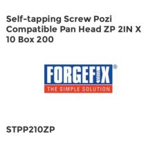 Forgefix - Self-tapping Screw Pozi Compatible Pan Head zp 2IN x 10 Box 200