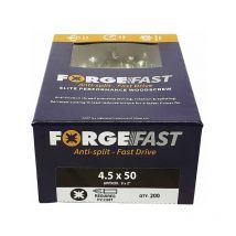 Forgefix - ForgeFast Pozi Compatible Elite Performance Wood Screw zy 4.5 x 50mm Bo