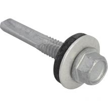 Forgefix - TFHH5532 TechFast Hex Roofing Screw Self-Drill Heavy Section 5.5 x 32mm Pack 100 FORTFHH5532