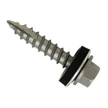 TechFast Metal to Timber Hex Screw T17 Gash Point 6.3x100mm Box100 FORTFH63100