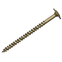 Forgefix - Wafer Head torx Compatible Construction T40 Screws Tan 8x300mm Tub 25 FORCS8300