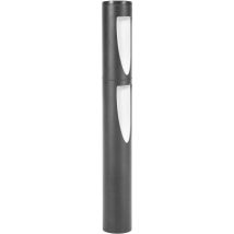 Forlight - Brit - Baliza de Jardín led con 2 Módulos Orientables Luz Cálida 3000K para Exterior IP54 de Color Negro