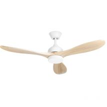 Forlight - Ventilatore Calar ø1320mm IP20 led sw 2700-4000-6000K on-off Bianco Legno chiaro 2570