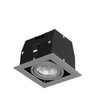 Forlight Cardan - 1 Light Recessed Downlight Grey
