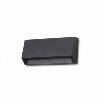 Lampada Da Parete Ip65 Grove Opaque Rectangular Short Led 1.4W 4000K Nero 95Lm - Forlight