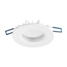 Forlight Lighting - Forlight Hide - Integrated led 1 Light Recessed Downlight Matt White IP44 - Warm White