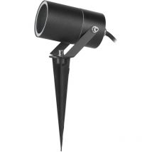 Hit - Proyector de Jardín GU10. Foco Proyector Exterior con Protección IP65. Incluye Accesorio Estaca o Pincho para In