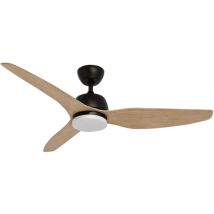 Forlight - Ventilatore July ø1220mm IP20 led sw 2700-4000-6000K on-off Nero Legno 2570