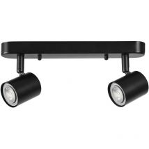 Forlight Lighting - Forlight Keeper Double - Twin Adjustable Spotlight GU10 Black
