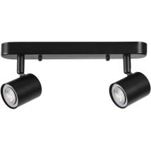 Keeper Double Doppelprojektor für GU10-Galgenlicht in Schwarz