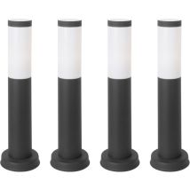 Koral (4 pezzi) faro impermeabile IP55 per giardino. Acciaio inossidabile Urban Grey 23W. - Forlight