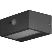Forlight - Top led Outdoor Down Wall Lamp Urban grey, Sandblasted, Warm-White 3000K, IP44