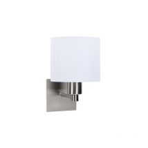 Lampada Da Parete Ip20 Lyon E27 15W Nichel Satinato - Forlight