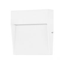 Forlight - Nod Square led Outdoor Recessed Wall Lamp White, Opal, Warm-White 3000K, IP65