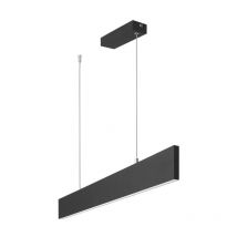Lampada a Sospensioni per Interni Thin Led 22.9W Bianco Caldo - 3000K On-Off Nero 751Lm - Forlight