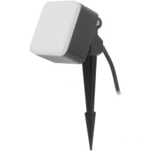 Forlight - Tilt - Aplique de Pared Exterior led Orientable con Accesorio para Foco de Jardín con Pincho