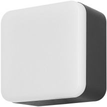 Forlight - Tilt led Outdoor Flush Wall Lamp Urban grey, Opal, Neutral-White 4000K, IP44