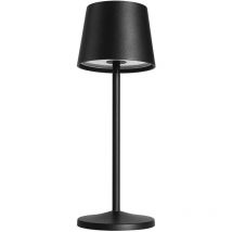 Forlight - Treta led Table Lamp with Round Tapered Shade Black, 2700-4000K, IP54