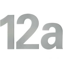 EDI - Format Hausnummer '3' inkl. Dübel und Schrauben 150mm er matt