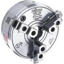 Rohm - Mandrin À Crémaillère À Trois Mors Duro-t Avec Cône Court Din 55027, Goujon À Téton Et Écrou À Embase, Taille : 160 Mm, Fixation Cône Court 4