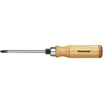 Kreuzschlitz-Schraubendreher mit Holzheft PH4 - Format