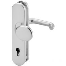 EDI - Format Schutz-Langschild-Wechselgarnitur es 1 12mm oval U-Form 8/72 pz er matt