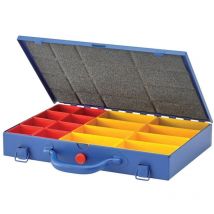 FP - Sortimentskasten B330xT220xH50mm mit 16 Einsätzen