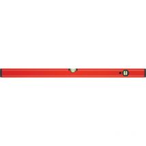 Wasserwaage lm 100 cm rot pulverbeschichtet - Format
