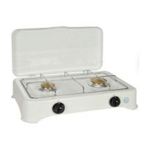Fornello a gas 2 fuochi 3400w - 5326c-1 - kitchen chef