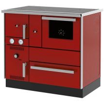 Sannover - Fornello cottura a legna (7,44 kW) + Caldaia (20,1 kW) 27 kW – Bordeaux