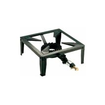 Fornellone a Gas GPL in Ghisa – 40x40 cm – Potenza 7,5 kW – Accensione Piezoelettrica – PROVIDUS