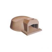 Forno a legna da incasso in cemento con diametro 107 cm