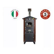 Forno da esterno Garden 80 marrone Rossofuoco con carrello integrato