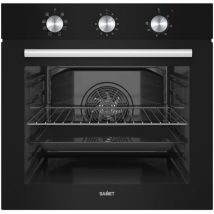 Giove forno incasso elettrico multifunzione nero timer meccanico