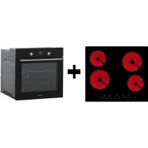 Forno Piano cottura Set stufa in vetroceramica Set installazione Autosufficiente Frameless Respecta