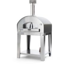 Forno pizza a gas con carrello Fontana mangiafuoco' colore antracite 4 pizze