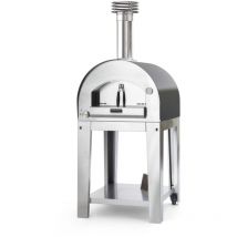 Forno pizza a gas con carrello Fontana margherita' colore antracite 2 pizze