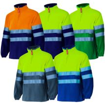 Sudadera de trabajo de alta visibilidad Velilla 182 - m - Verde/Amarillo