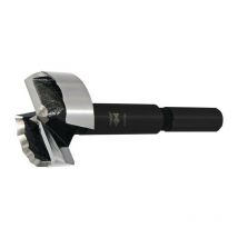 Broca Forstner tipo 0317 Cortador ondulado D.34mm total L.90mm eje D.10mm