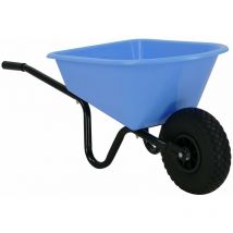 Kinderschubkarre Kinderkarre Schubkarre Gartenkarre Babyblau 20 Liter - Fort