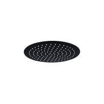 Fortifura - Calvi Pommeau de douche 25cm rond 6mm Noir mat