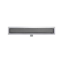 Fortifura Galeria Grille D'Évacuation Douche - Réversible - 179.4x5.3x0.7cm - Gunmetal