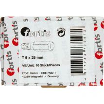 Bit zähhart 1/4' DIN3126 C6,3 T9x25mm 10er Pack Fortis