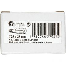 Bit zähhart 1/4' DIN3126 C6,3 T25x25mm 10er Pack Fortis