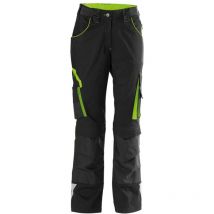 Bundhose Damen performance 24 Gr.50 schwarz/limette - Fortis
