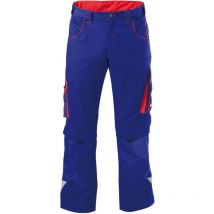 Fortis H-Bundhose 24 – blau/rot – Größe 52 – 65 % Polyester, 35 % Baumwolle – Kniepolstertaschen aus CORDURA